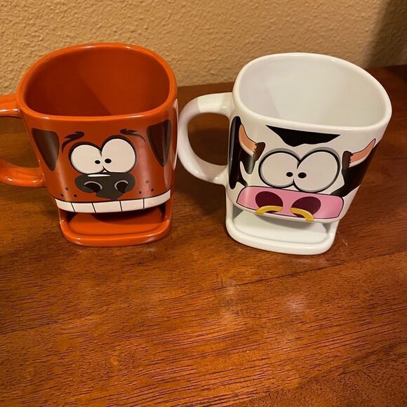 Brew Buddies Cow and Dog Coffee Hot Chocolate Ceramic Cups - Picture 12 of 14
